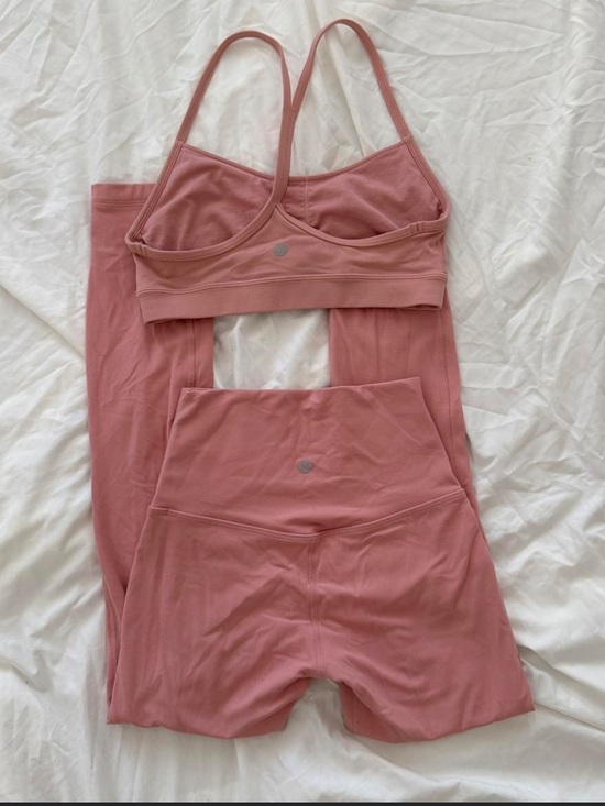 lululemon athletica Other - lululemon athletica Rose Pink Sports Bra and High-Waist Shorts Set